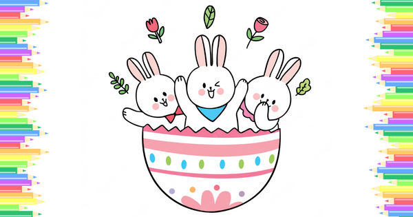 60 Desenhos de Páscoa para Baixar e Colorir