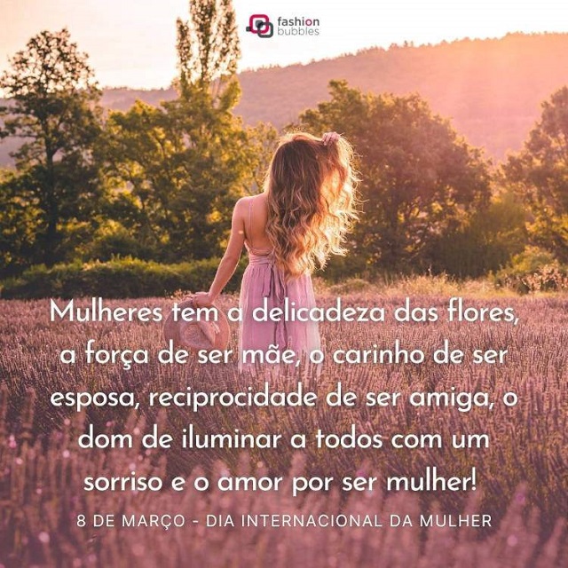 mensagem para o dia da mulher