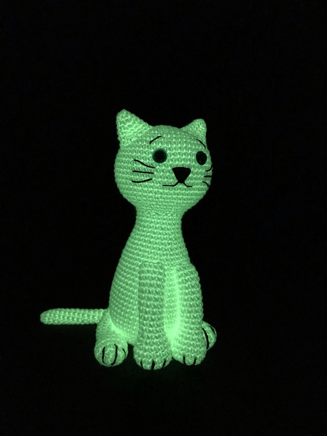 receita amigurumi glow gato de croche