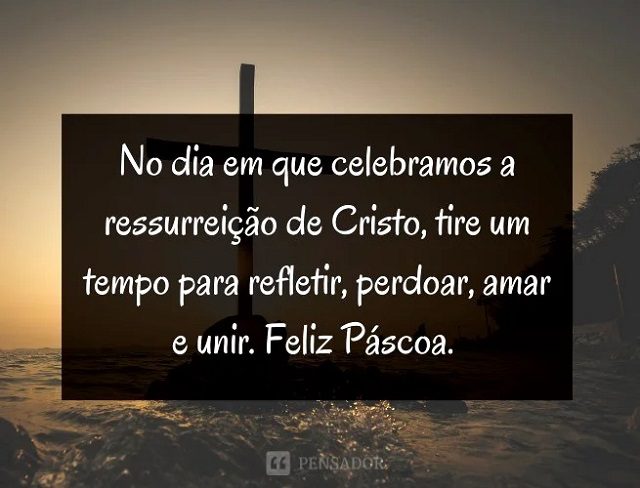 mensagem de Feliz Páscoa  para enviar ou imprimir