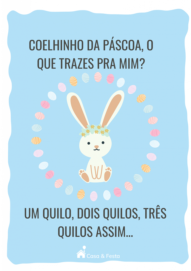 mensagem de Feliz Páscoa  para enviar ou imprimir