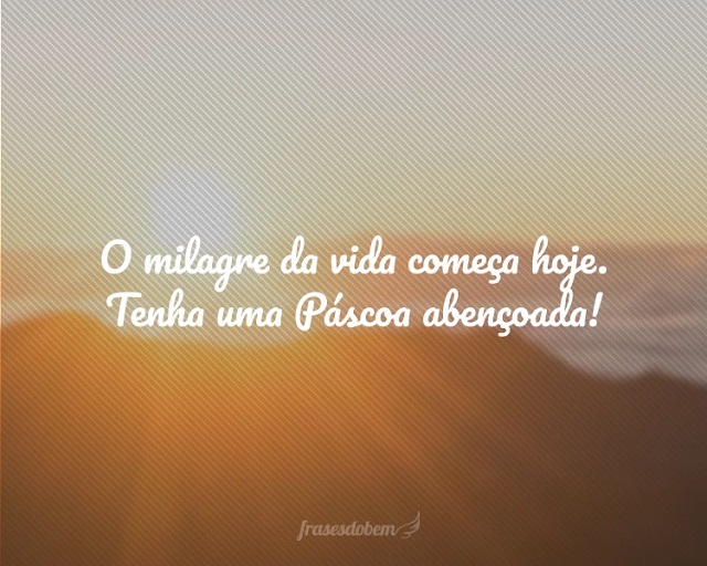 mensagem de Feliz Páscoa  para enviar ou imprimir