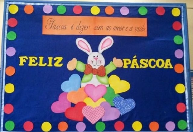 painel de pascoa para escola