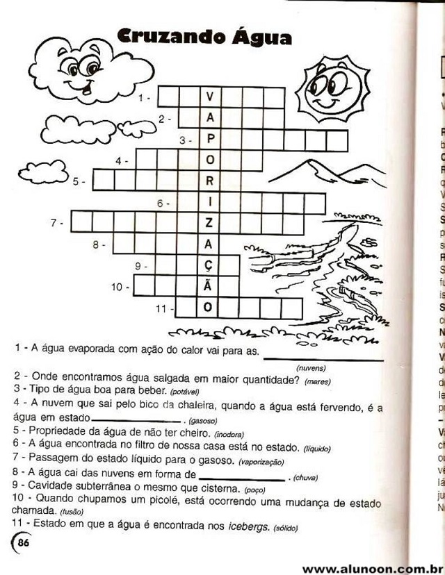 atividade agua educação infantil