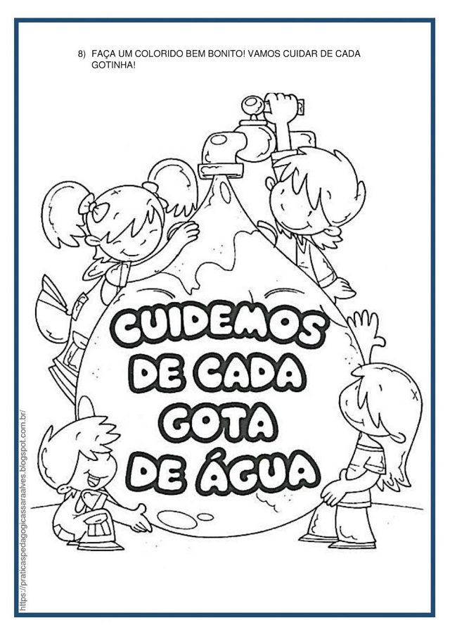 atividade sobre a agua para educação infantil