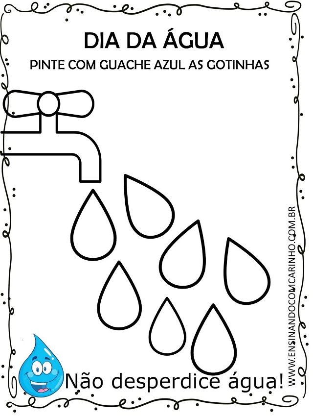 atividades dia da agua 1 ano