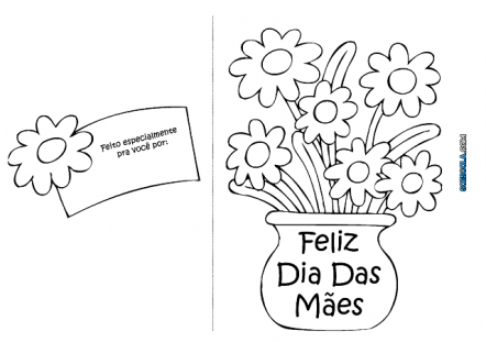Cartão Dia das Mães para Colorir: 30 Modelos para Baixar Grátis ...