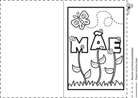 Cartão Dia das Mães para Colorir: 30 Modelos para Baixar Grátis ...
