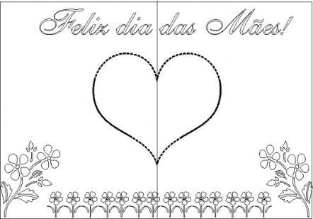 Cartão Dia das Mães para Colorir: 30 Modelos para Baixar Grátis ...