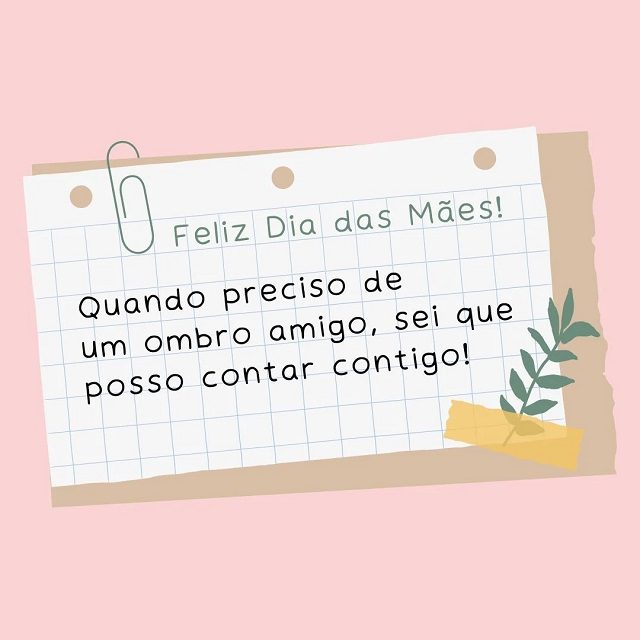 dia das mães mensagem