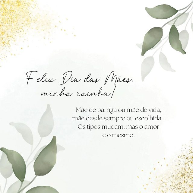 texto para o dia das mães