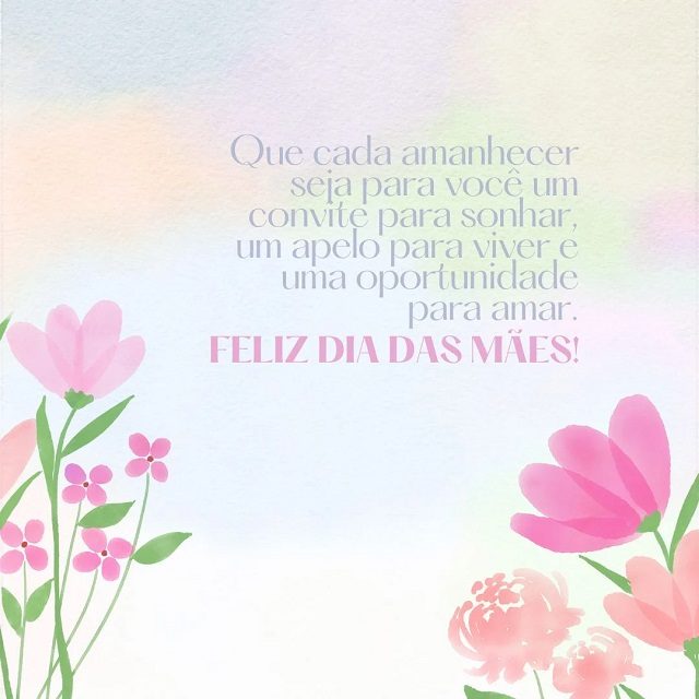 msg dia das mães