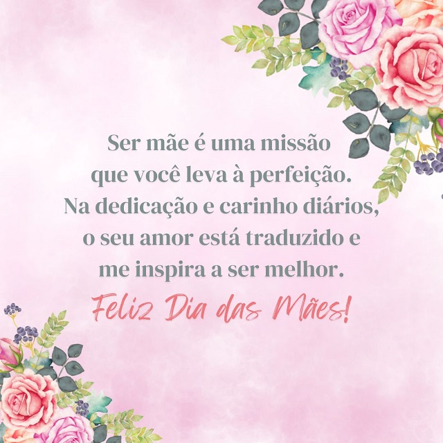 msg de dia das maes