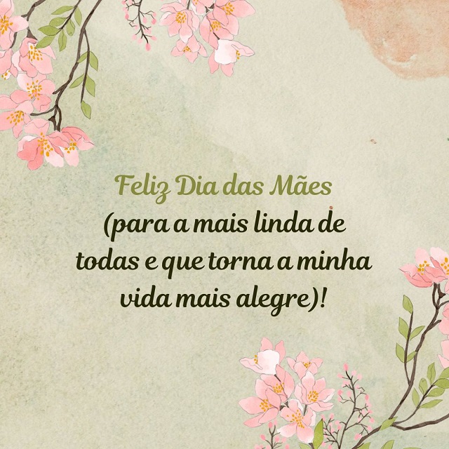 mensagem para o dia das mães