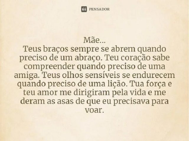 feliz dia das maes texto