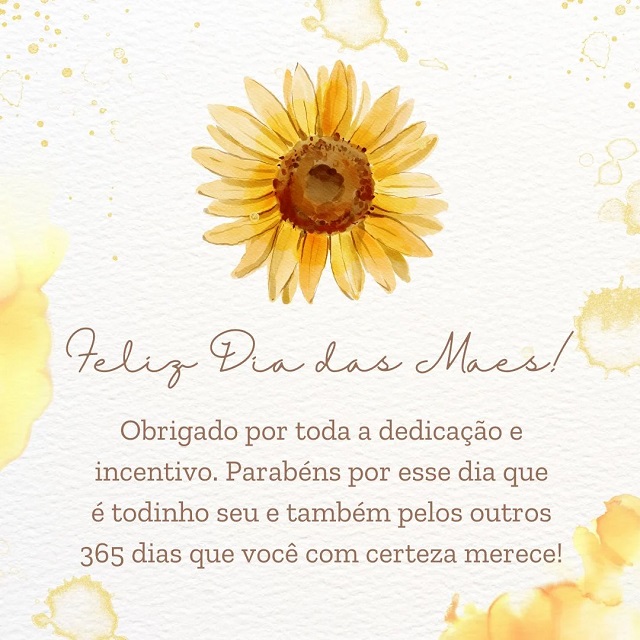 mensagem dia das mães curta