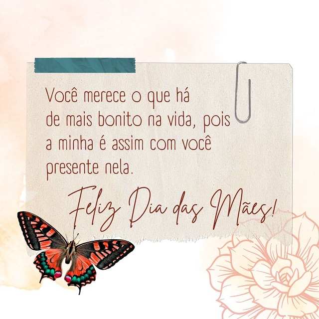 mensagem dia das mães texto