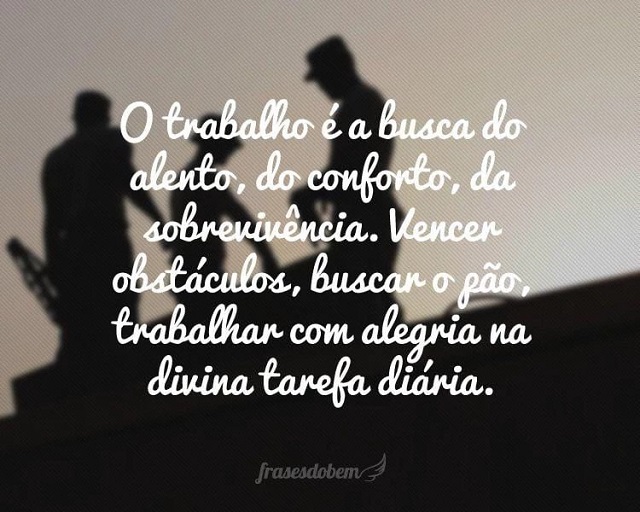 frase dia do trabalhador