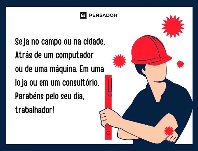 mensagem do dia do trabalhador