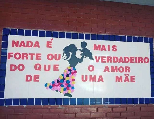 painel para o dia das mães