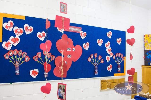 mural dia das maes educação infantil