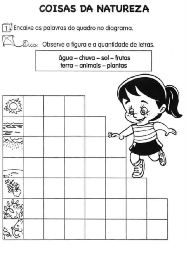 Atividade sobre a Natureza para a Educação Infantil