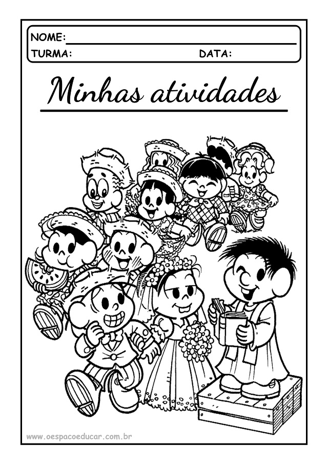 desenhos de festa junina para colorir