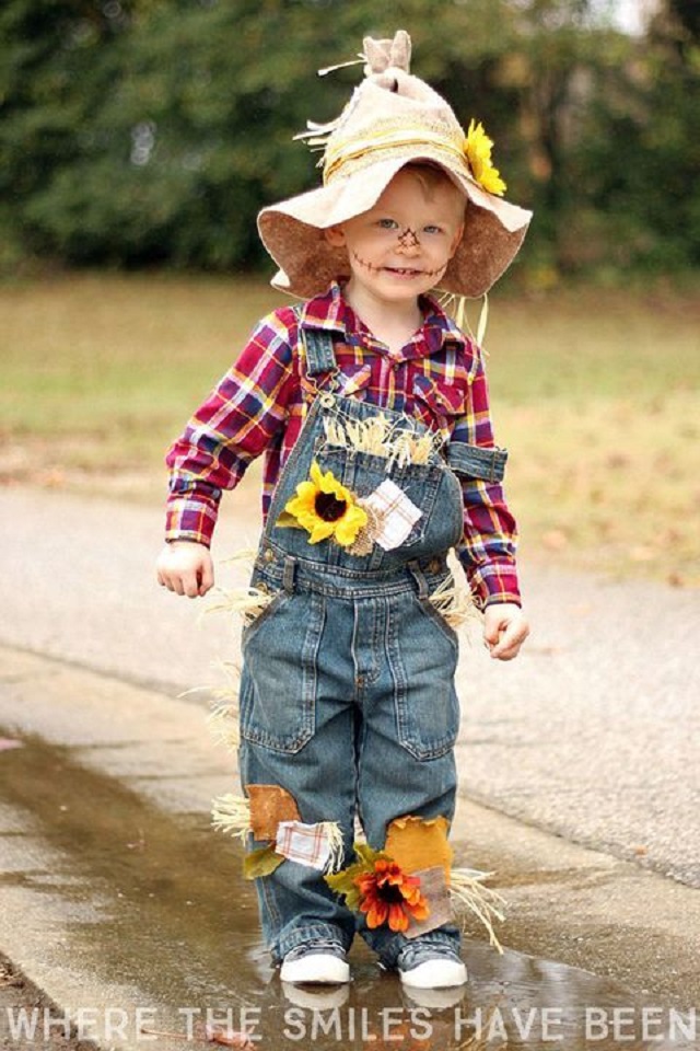 roupa de espantalho infantil