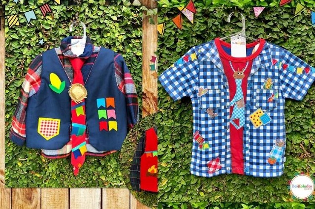 ideias de roupas para festa junina para crianca