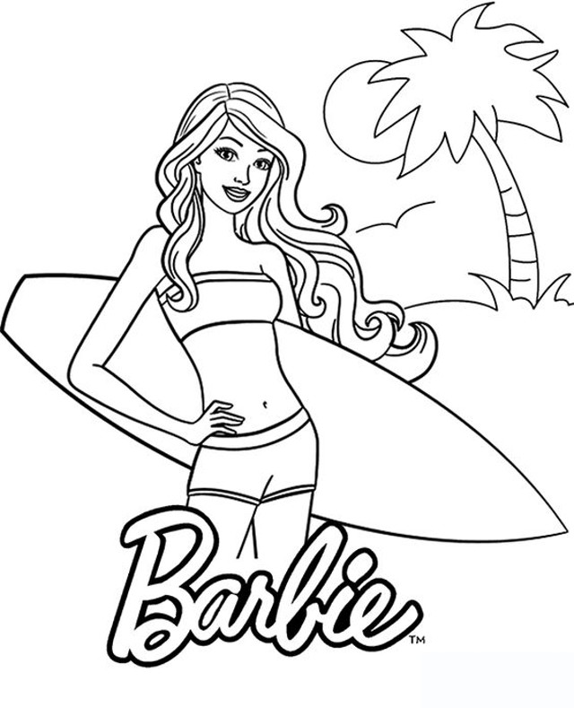 desenhos para colorir barbie