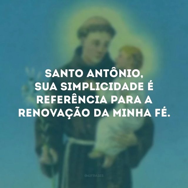 santo antonio mensagem