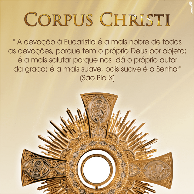 mensagens corpus christi biblia