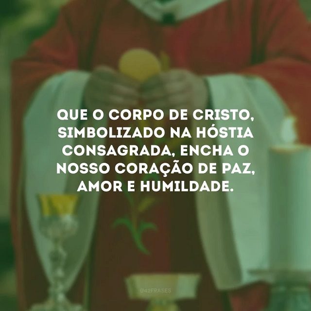 mensagens de corpus christi