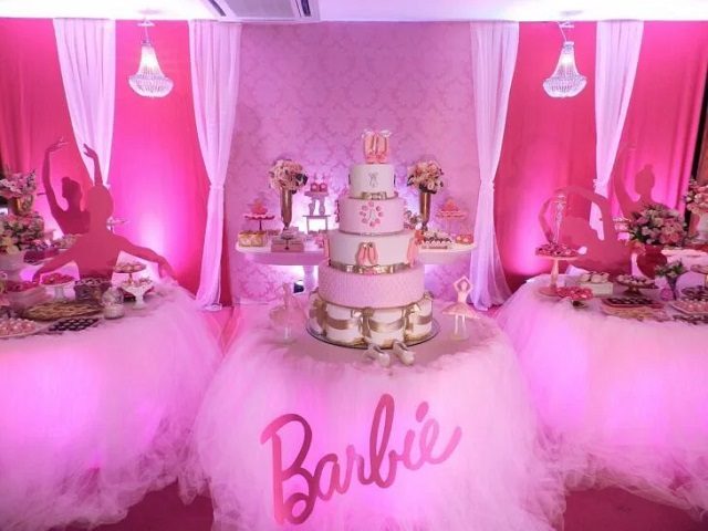 decoracao da barbie