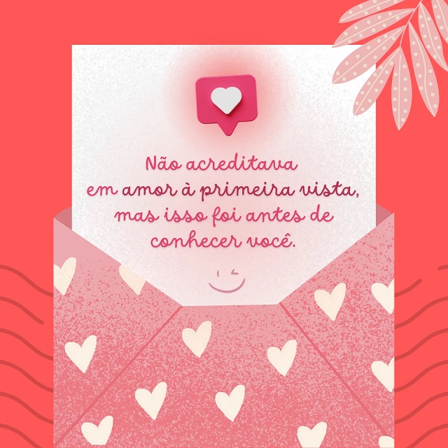 62 frases para correio elegante que vão te ajudar na conquista 💟 - Pensador