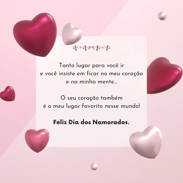 frases para o dia dos namorados