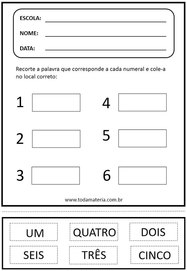 atividades de matematica