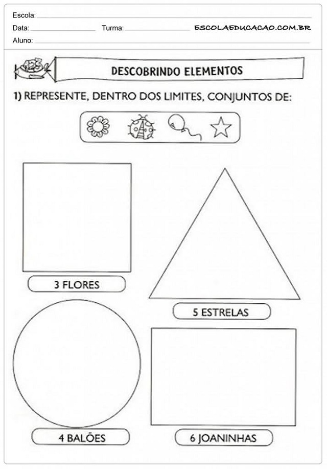 atividade de matemática 1 ano números e quantidades