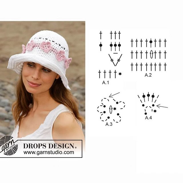 bucket de croche feminino