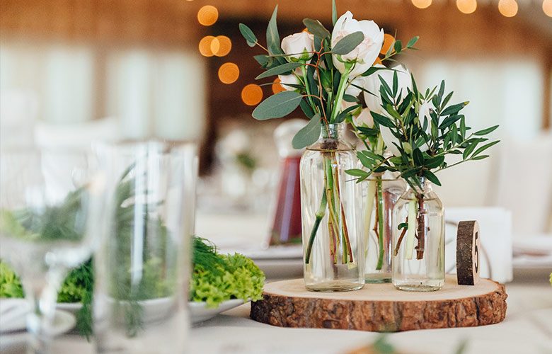 decoração de mesa de casamento