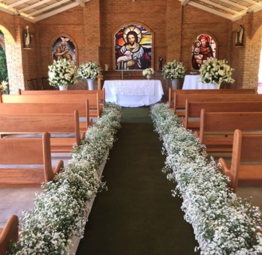 decoração de casamento na igreja