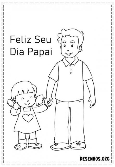 50 Desenhos Dia dos Pais para Imprimir e Colorir | Revista Artesanato