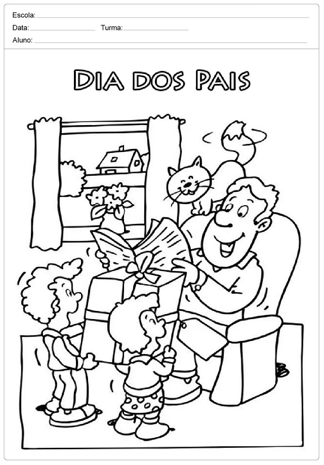 desenhos dia dos pais