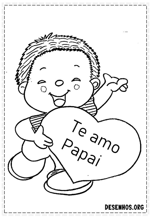 desenho dia dos pais educacao infantil