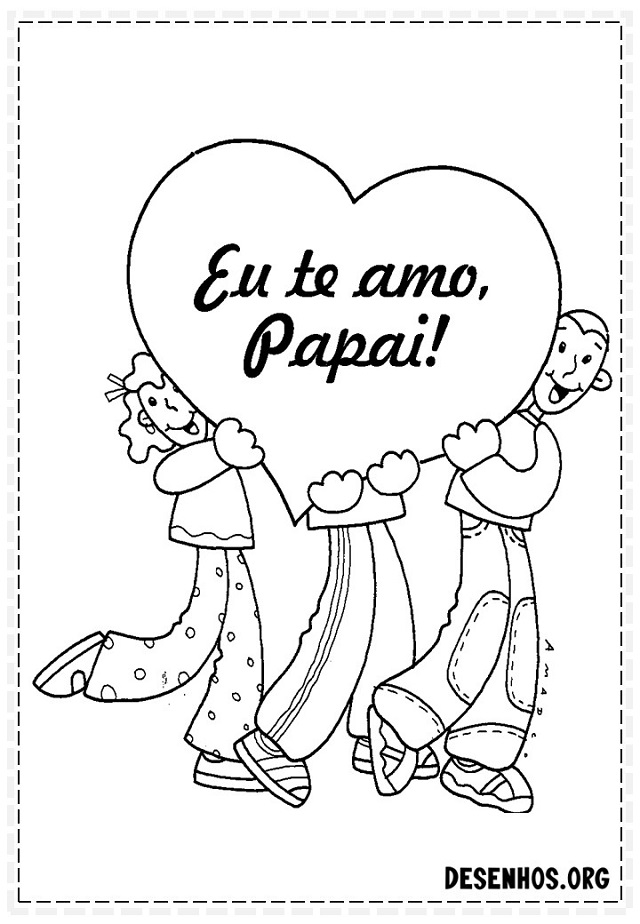 desenho dia dos pais educacao infantil