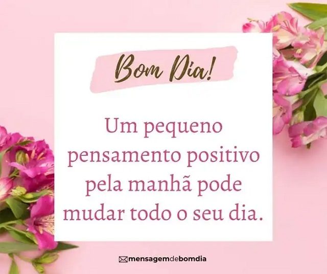 bom dia especial