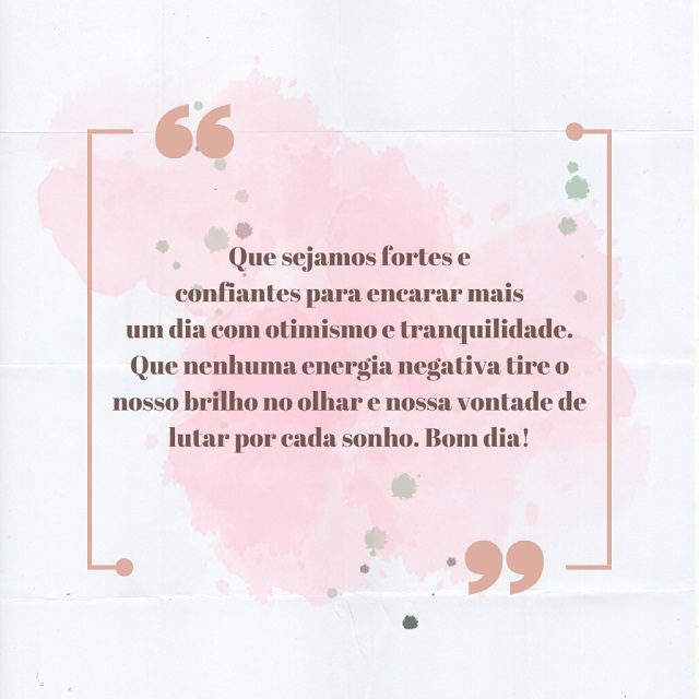 frases de bom dia com carinho