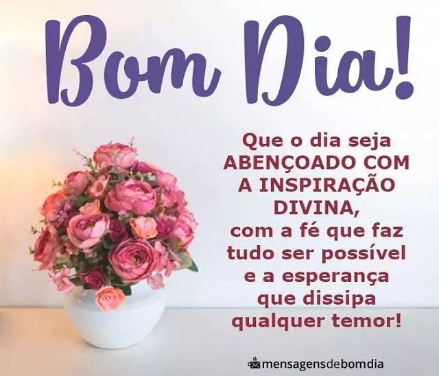 mensagem de bom dia