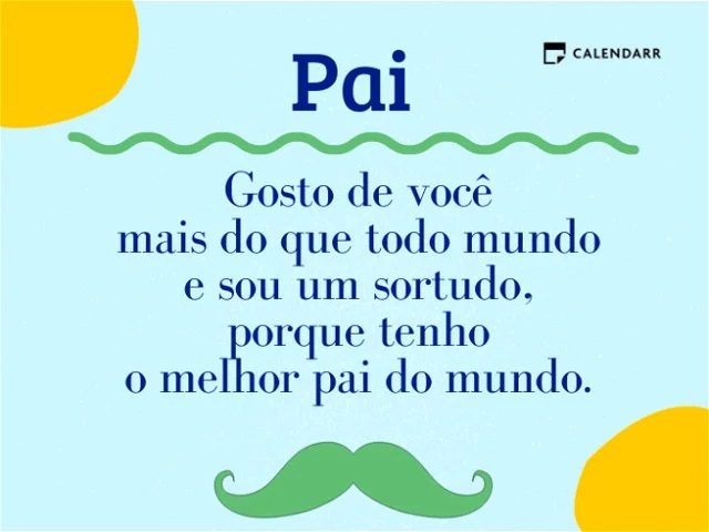 mensagem do dia dos pais