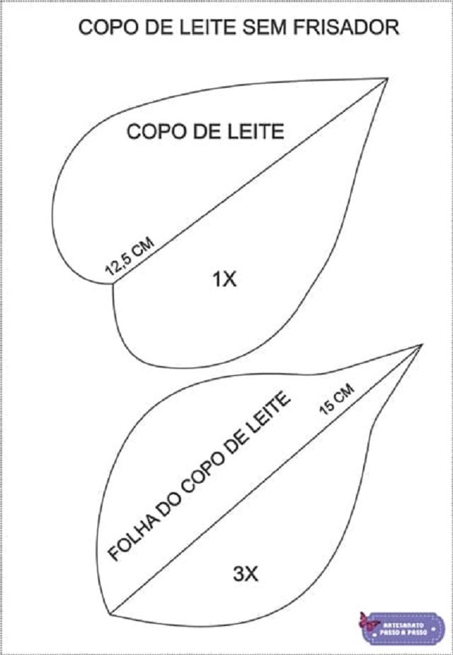 molde de petala de flor